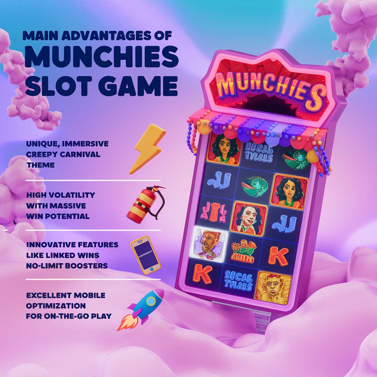 Munchies slot machine game